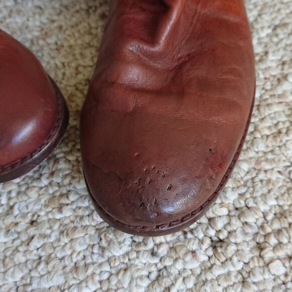 Frye Shoes Frye Anna Shortie Boots in Cognac Antique color size 7.5 - Picture 12 of 12